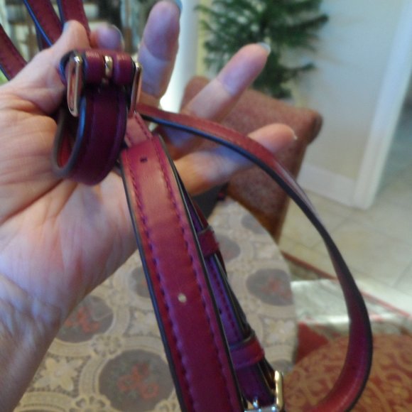 New Kate Spade NY Burgundy Leather Quilted Mini Backpack main image 7